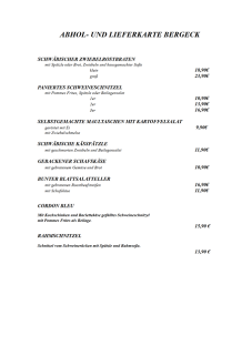 Bergeck TVH: Abhol- und Lieferservice