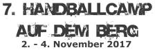 7. Handballcamp auf dem Berg