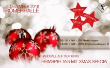 Heimspieltag mit Xmas Special am 3.12.2016